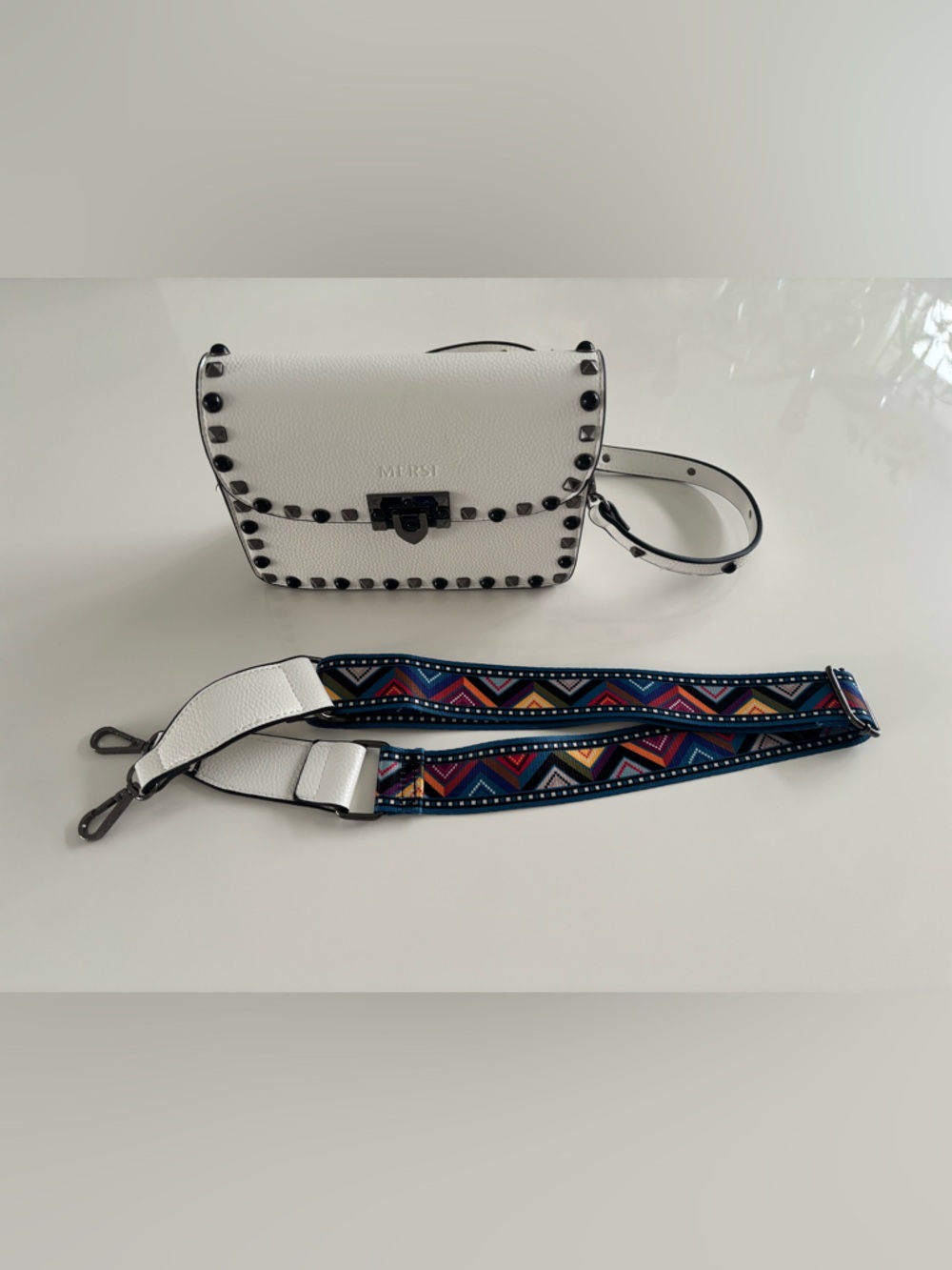 Mersi Vegan Leather Crossbody Purse